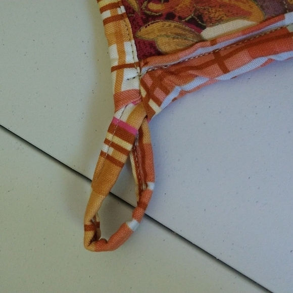 Homemade harvest potholders. Fall themed with vegetables wheat leaves fruit. New - Picture 6 of 6